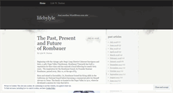 Desktop Screenshot of lifebylyle.com